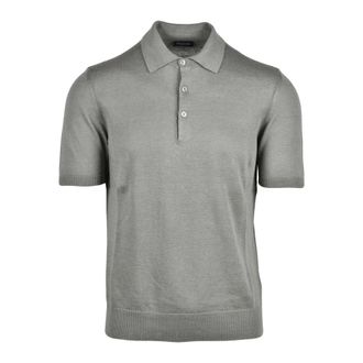 Drumohr Polo Shirts, male, Green, Size: 3XL Polo in maglia
