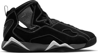 Nike Jordan Mens True Flight - Shoes Black/Metallic Silver Size 10.0