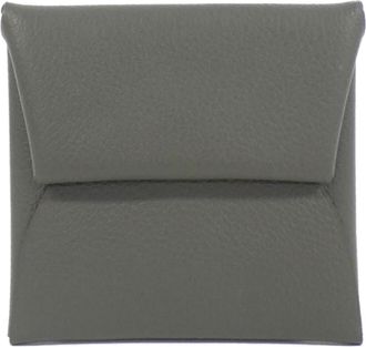 Herm&egrave;s Evercalf Leather Coin Purse/Coin Case (Pre-Owned)