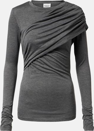 Isabel Marant Dressi draped jersey top