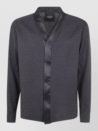 Giorgio Armani silk shirt jacket