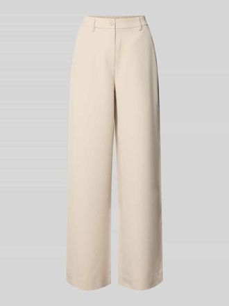Pieces Weite Hose mit elastischem Bund Modell KAMIL in Taupe, Gr&ouml;&szlig;e XL/32