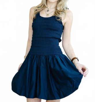 Pistola Denim Ilona Mini Dress In Peacoat