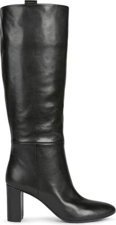 Geox Pheby 80 Hoge Laarzen - Dames - Hoge Laarzen - Zwart - 36 EU - Leer - Schoenen