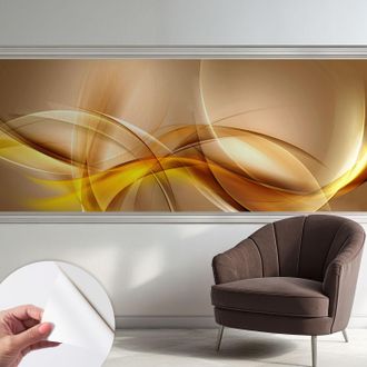 Tulup Carta Da Parati Adesiva - Fotomurale - Facile Da Applicare - Per La Soggiorno - Camera Da Letto - Linee Morbide 250x104 Cm