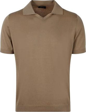 Drumohr V-Neck Polo With Logo