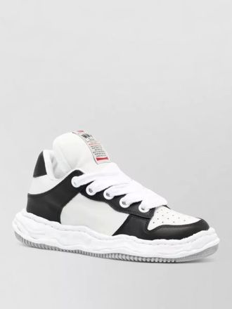 Miharayasuhiro leather low-top sneakers