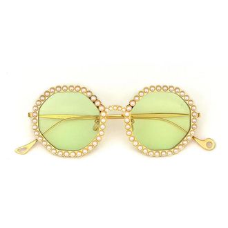Eyepetizer Sunglasses Gatsby Jordan C.4 1 Gold/Green Gradient Unisex