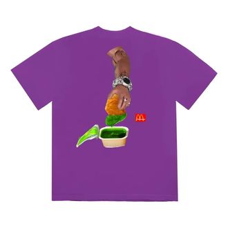 Travis Scott Cactus Jack x Mcdonald T-Shirt Purple TS-XMCSITPP