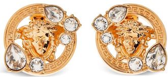 Versace Medusa Head-motif Embellished Earrings