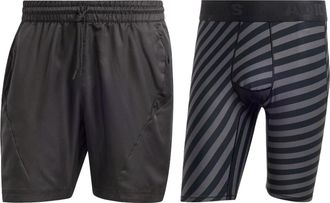 adidas Aeroready Two-in-One Pro Shorts Black IB5493