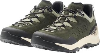 Lowa Wanderschuh LOWA LOWA EXPLORER GTX LO WS, Damen, Gr. 37,5, dunkelgr&uuml;n, panna, Leder, Textil, Schuhe Wanderschuh, wasserdicht dank Gore-Tex Membrane, m
