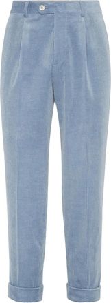 Brunello Cucinelli Pantaloni plissé - Blu