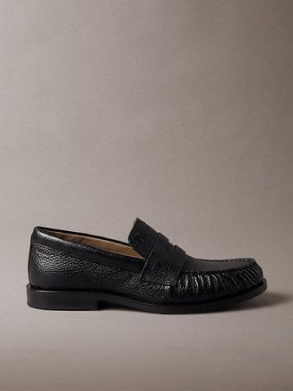 Calvin Klein Theo Mocasines De Piel Penny Plisados