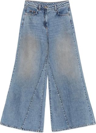 Patrizia Pepe Jeans a gamba ampia - Blu