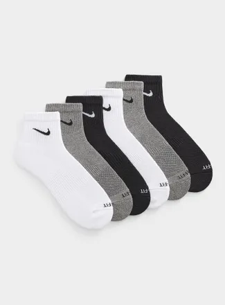 Nike Mens Everyday Plus neutral ankle socks 6-pack