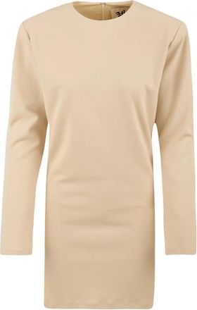 Aniye By Sienna Tube Jurk - Dames - Korte kleedjes - Beige - S - Polyester - Kleedjes