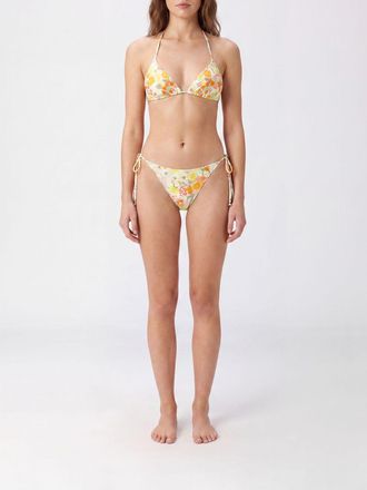 Zimmermann Bikini con stampa floreale a triangolo e slip a vita bassa