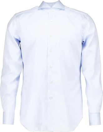 Xacus Lichtblauw Overhemd Lange Mouw - Heren - Zakelijke Overhemden - Blauw - S - Overhemden