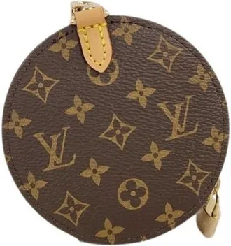 Louis Vuitton Brown Pvc Leather Pouch (Pre-Owned)