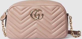 Gucci GG Marmont Small Camera Bag, Beige, Leather