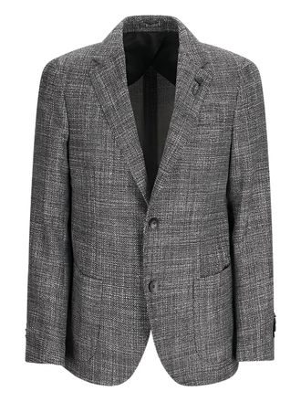 Lardini single-breasted blazer - Grey