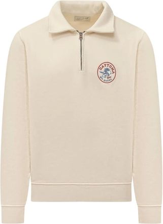 Bl'ker Felpa College Half Zip Rudgers - - Sweatshirts & Hoodies - Uomo - Beige - M