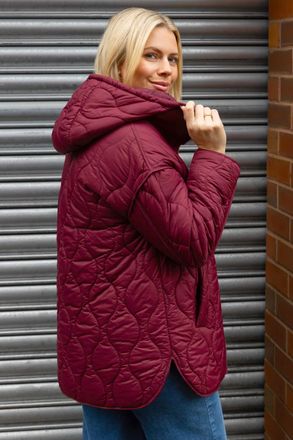 Roman Quilted Hooded Coat
