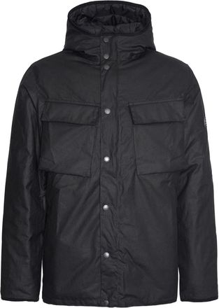 Barbour Giacca cerata con taschino - Nero