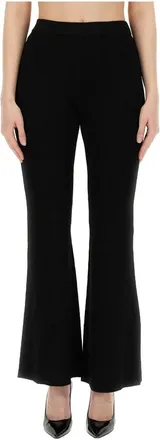 Michael Kors Dames, Broeken, Zwart, Maat: M Nylon