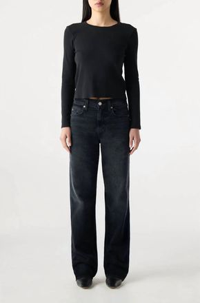 Amo Annette Straight Leg Jean In Spark