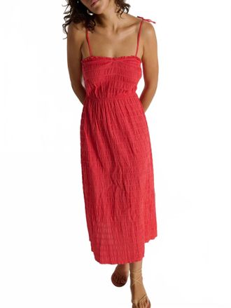 Nation Ltd Madeline Tie Midi Dress In Flora