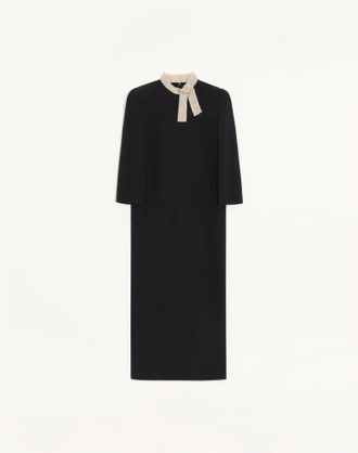Valentino Cady Couture Embroidered Dress Wo