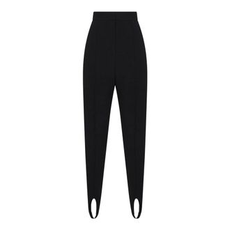 Stella McCartney Stretch Stirrup Leggings - Dames - Broeken - Zwart - Maat: M Zijde