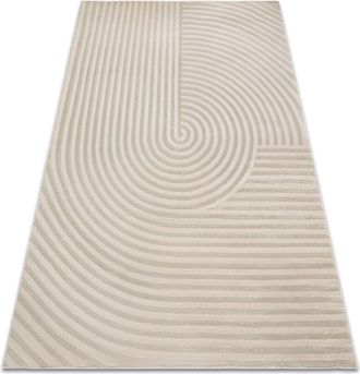 RugsX Alfombra Balance 1921 Taupe - Geom&eacute;trico, Estructural, Glamour Beige 160x220 Cm