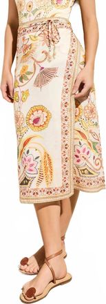 Marie Oliver Sunnie Midi Skirt In Botanical