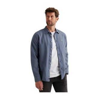 PME Legend Heren, Overhemden, Blauw, Maat: S Linnen
