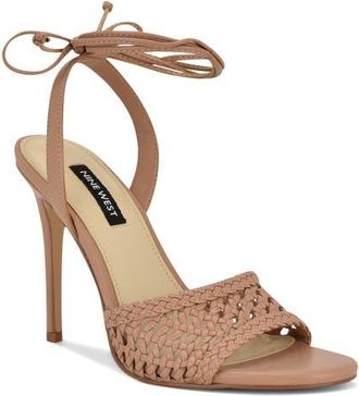 Nine West Merta Stiletto Sandal in Natural Light at Nordstrom, Size 9.5