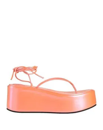 Bettina Vermillon FOOTWEAR - Thong sandals on YOOX.COM