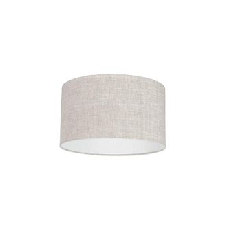 QAZQA Moderno Paralume in tessuto grigio chiaro 35/35/20, - Qazqa