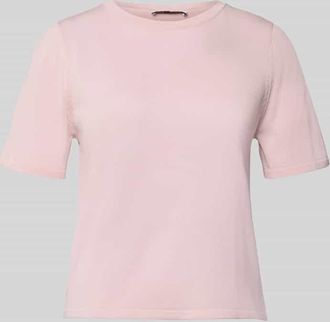Mango T-Shirt mit Rundhalsausschnitt Modell TENCYM in Rosa, Gr&ouml;&szlig;e XL