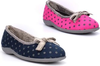 Generic Ladies Memory Foam Slippers Size 8 Ladies Memory Foam Slipper Size 5 Comfort Slipper Womens Comfort Slippers Slip On Sizes 3-9 Pink/Navy 3 UK