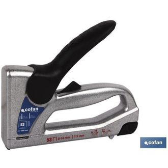 cofan Grapad./clavad. Profi 53/6 8 10 12 14mm, M15 Y W15, Grapadora Y Clavadora Profesional, Modelo Profesional, Para Grapas N&ordm; 53 Con Medidas Desde 6 Hasta