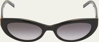 Saint Laurent YSL Acetate Cat-Eye Sunglasses