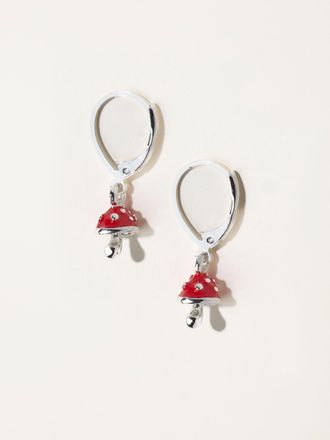 Fat Face FatFace Toadstool Drop Earrings in Red
