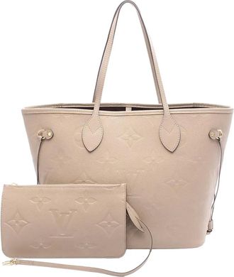 Louis Vuitton 2021-2025 Monogram Giant Empreinte Neverfull MM tote bag - Marrone