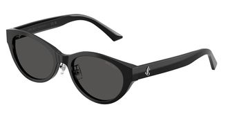 Jimmy Choo London JC5064D Asian Fit 500087 Womens Sunglasses Black Size 55