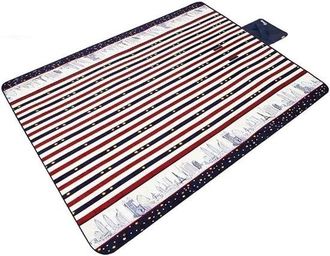 OEM Manta De Picnic - Manta Para Exteriores - Relajaci&oacute;n Al Aire Libre - Dise&ntilde;o Lavable A M&aacute;quina - 150x200 Cm - Rayas