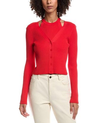 Derek Lam Lonnie Knit Layered Cardigan