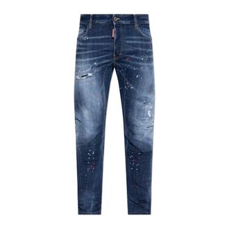 Dsquared2 Skinny Jeans, male, Blue, Size: 3XL Tidy Biker jeans
